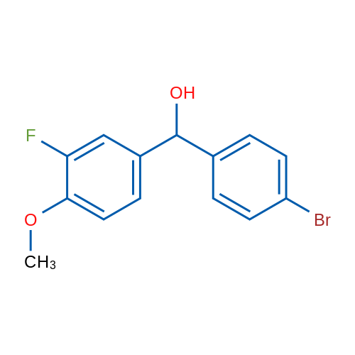 (4-Bromophenyl)(3-fluoro-4-methoxyphenyl)methanol 1g