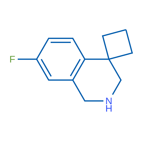 7'-Fluoro-2',3'-dihydro-1'H-spiro[cyclobutane-1,4'-isoquinoline] 1g