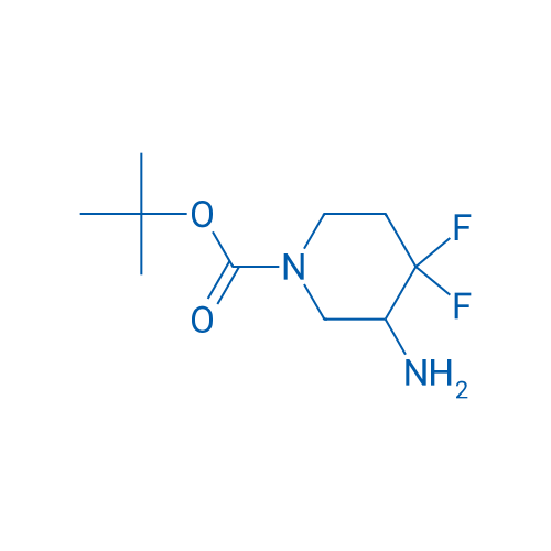 tert-Butyl 3-amino-4,4-difluoropiperidine-1-carboxylate 250mg