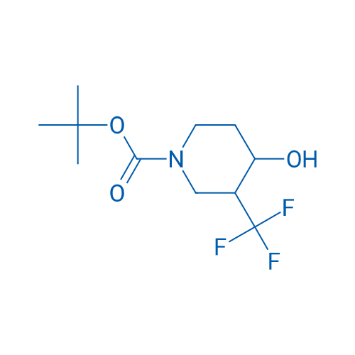 tert-Butyl 4-hydroxy-3-(trifluoromethyl)piperidine-1-carboxylate 250mg
