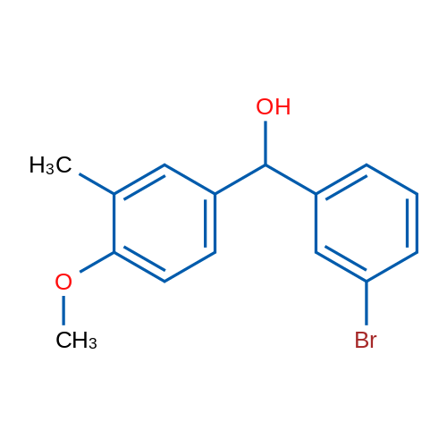 (3-Bromophenyl)(4-methoxy-3-methylphenyl)methanol 1g