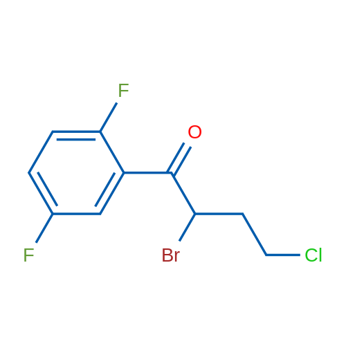 2-Bromo-4-chloro-1-(2,5-difluorophenyl)butan-1-one 1g