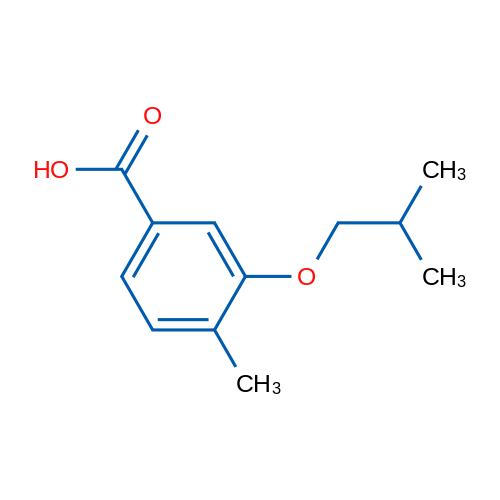 3-Isobutoxy-4-methylbenzoic acid 1g