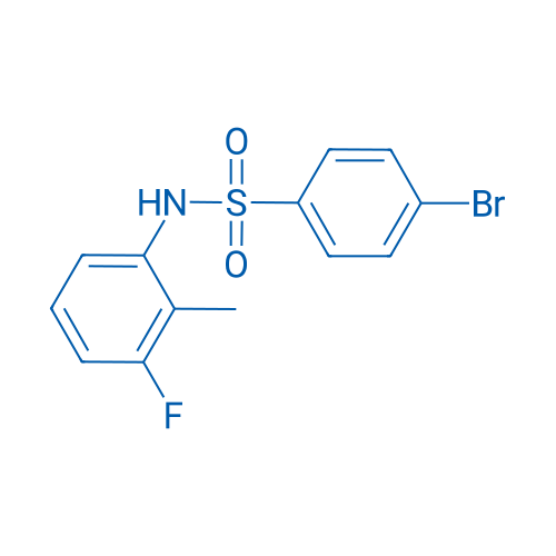 4-Bromo-N-(3-fluoro-2-methylphenyl)benzenesulfonamide 100mg