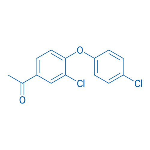 1-(3-Chloro-4-(4-chlorophenoxy)phenyl)ethanone 5g