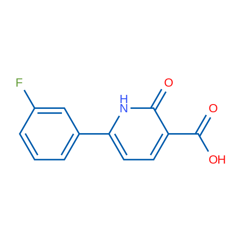 6-(3-Fluorophenyl)-2-oxo-1,2-dihydropyridine-3-carboxylic acid 1g