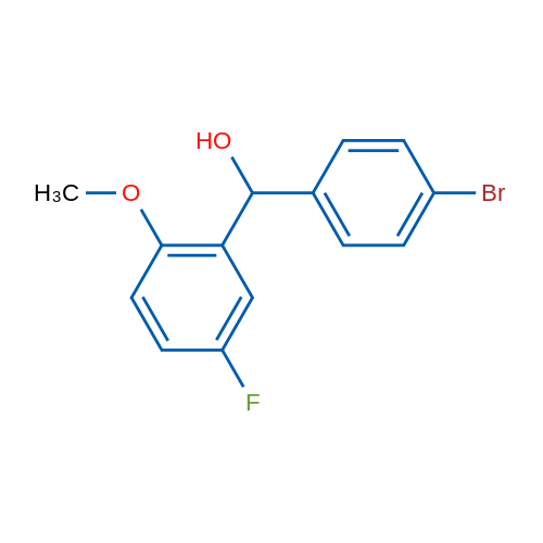 (4-Bromophenyl)(5-fluoro-2-methoxyphenyl)methanol 1g