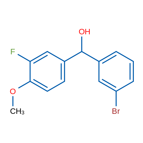 (3-Bromophenyl)(3-fluoro-4-methoxyphenyl)methanol 1g