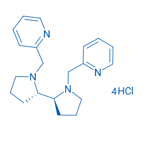 (2S,2'S)-[N,N'-Bis(2-pyridylmethyl)]-2,2'-bipyrrolidine tetrahydrochloride 250mg