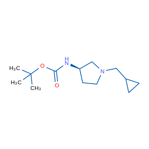 (R)-tert-Butyl (1-(cyclopropylmethyl)pyrrolidin-3-yl)carbamate 1g