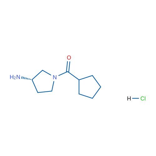(S)-(3-Aminopyrrolidin-1-yl)(cyclopentyl)methanone hydrochloride 1g