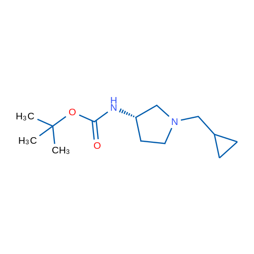 (S)-tert-Butyl (1-(cyclopropylmethyl)pyrrolidin-3-yl)carbamate 1g