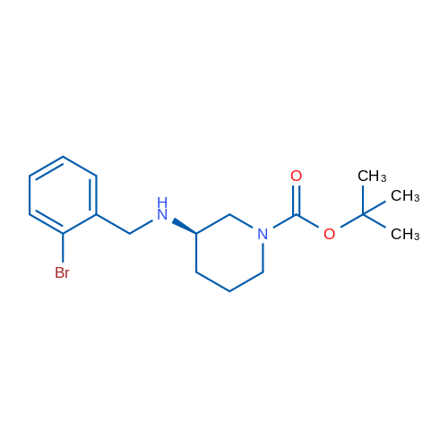 (R)-tert-Butyl 3-((2-bromobenzyl)amino)piperidine-1-carboxylate 1g