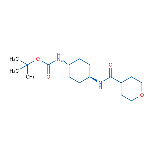 tert-Butyl (trans-4-(tetrahydro-2H-pyran-4-carboxamido)cyclohexyl)carbamate 1g