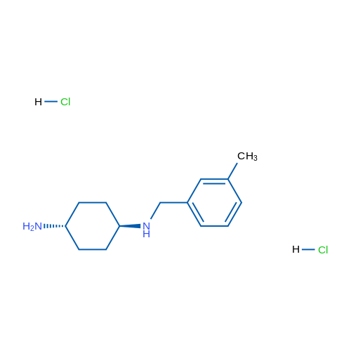trans-N1-(3-Methylbenzyl)cyclohexane-1,4-diamine dihydrochloride 1g