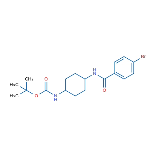 tert-Butyl (4-(4-bromobenzamido)cyclohexyl)carbamate 1g