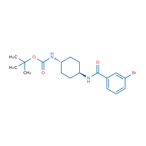 tert-Butyl (trans-4-(3-bromobenzamido)cyclohexyl)carbamate 1g