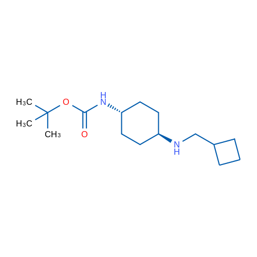 tert-Butyl (trans-4-((cyclobutylmethyl)amino)cyclohexyl)carbamate 1g
