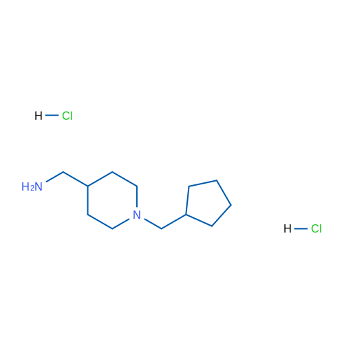 (1-(Cyclopentylmethyl)piperidin-4-yl)methanamine dihydrochloride 1g