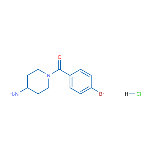 (4-Aminopiperidin-1-yl)(4-bromophenyl)methanone hydrochloride 1g