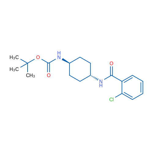 tert-Butyl (trans-4-(2-chlorobenzamido)cyclohexyl)carbamate 1g