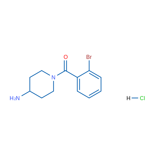 (4-Aminopiperidin-1-yl)(2-bromophenyl)methanone hydrochloride 1g