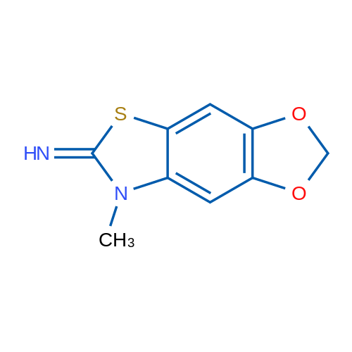 7-methyl-[1,3]dioxolo[4',5':4,5]benzo[1,2-d]thiazol-6(7H)-imine 5g