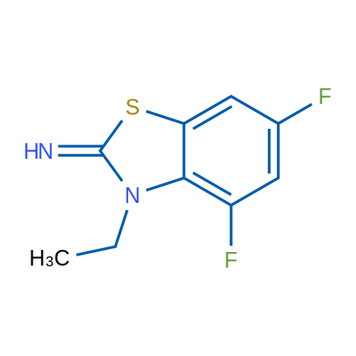 3-ethyl-4,6-difluorobenzo[d]thiazol-2(3H)-imine 250mg