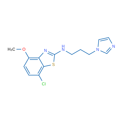 N-(3-(1H-imidazol-1-yl)propyl)-7-chloro-4-methoxybenzo[d]thiazol-2-amine 250mg