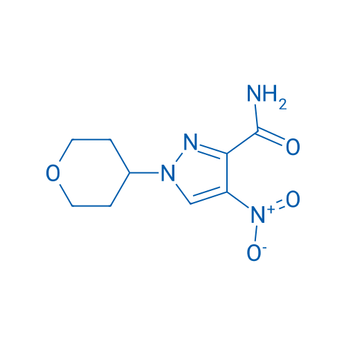 4-NItro-1-(tetrahydro-2h-pyran-4-yl)-1h-pyrazole-3-carboxamide 1g