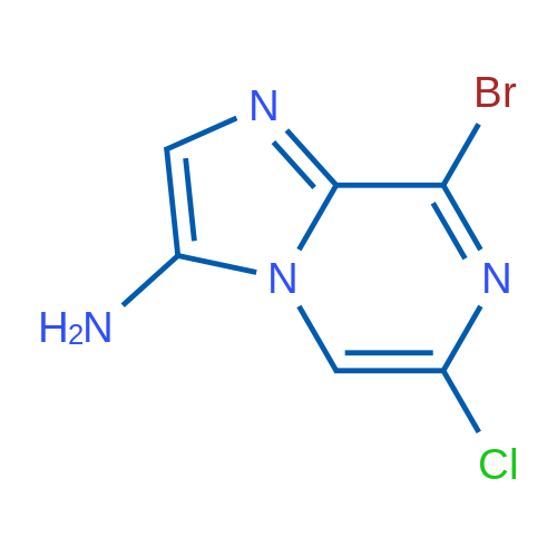 8-Bromo-6-chloroimidazo[1,2-a]pyrazin-3-amine 1g