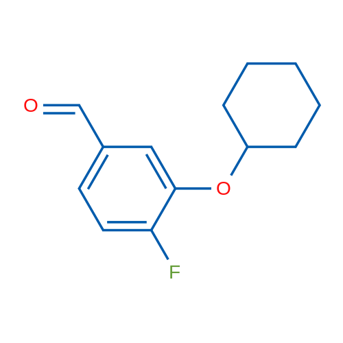 3-(Cyclohexyloxy)-4-fluorobenzaldehyde 1g