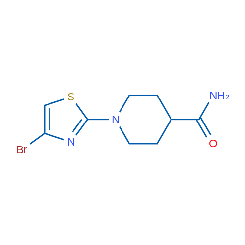1-(4-Bromothiazol-2-yl)piperidine-4-carboxamide 1g