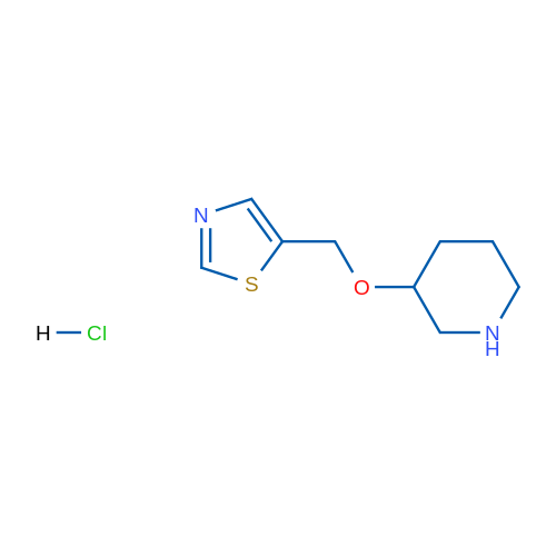 5-((Piperidin-3-yloxy)methyl)thiazole hydrochloride 1g