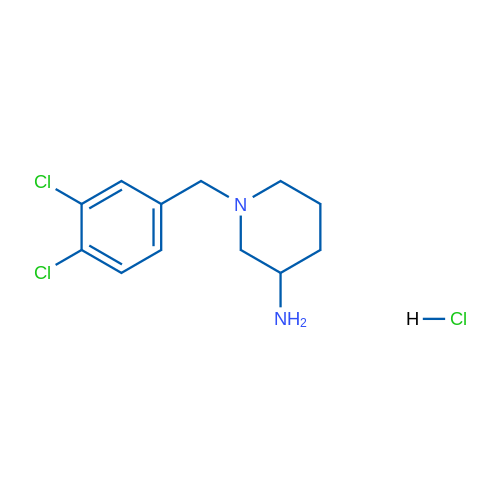 1-(3,4-Dichlorobenzyl)piperidin-3-amine hydrochloride 1g