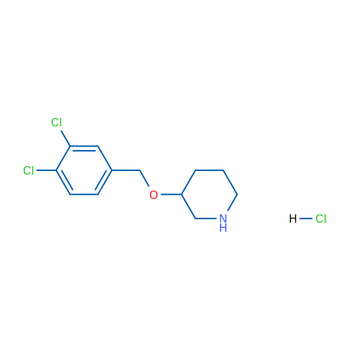 3-((3,4-Dichlorobenzyl)oxy)piperidine hydrochloride 1g