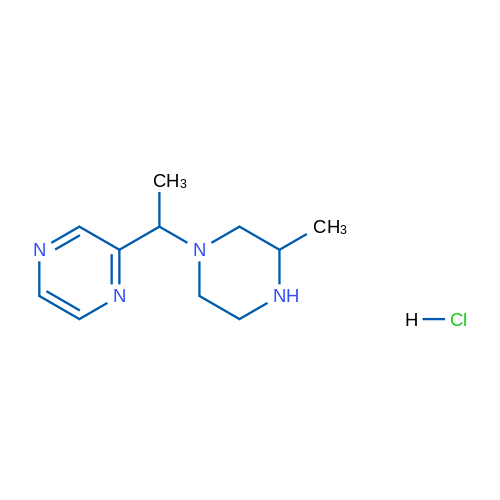2-(1-(3-Methylpiperazin-1-yl)ethyl)pyrazine hydrochloride 1g