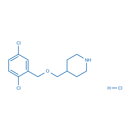 4-(((2,5-Dichlorobenzyl)oxy)methyl)piperidine hydrochloride 1g