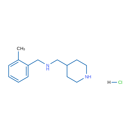 N-(2-Methylbenzyl)-1-(piperidin-4-yl)methanamine hydrochloride 1g
