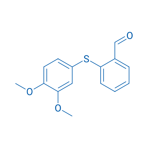 2-(3,4-DImethoxyphenylthio)benzaldehyde 100mg
