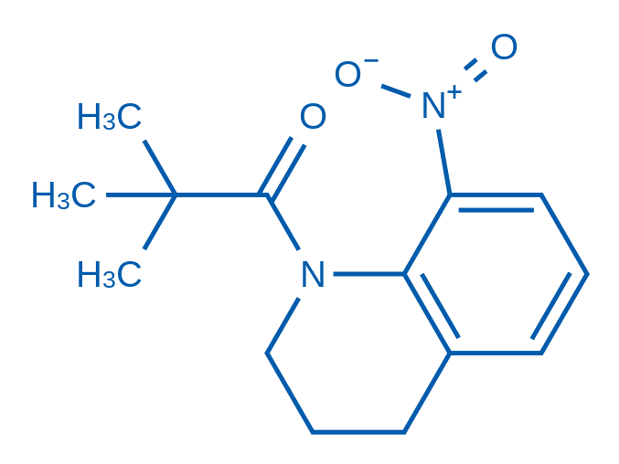 2,2-Dimethyl-1-(8-nitro-3,4-dihydroquinolin-1(2H)-yl)propan-1-one 25mg