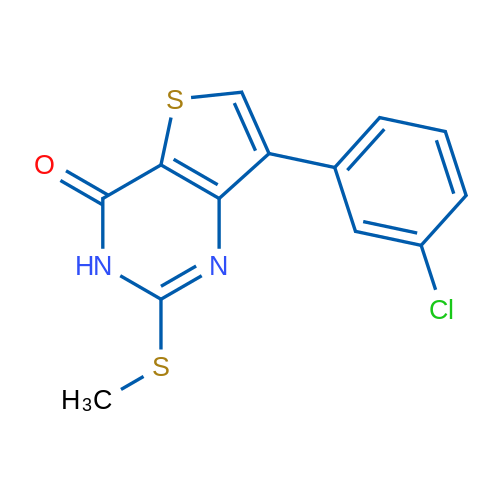7-(3-Chlorophenyl)-2-(methylsulfanyl)-3H,4H-thieno[3,2-d]pyrimidin-4-one 1g