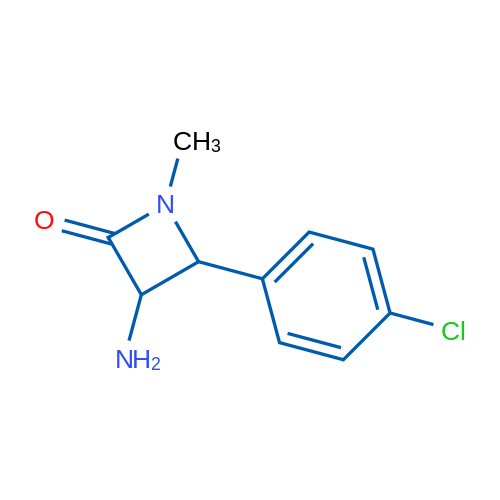 3-Amino-4-(4-chlorophenyl)-1-methylazetidin-2-one 5g