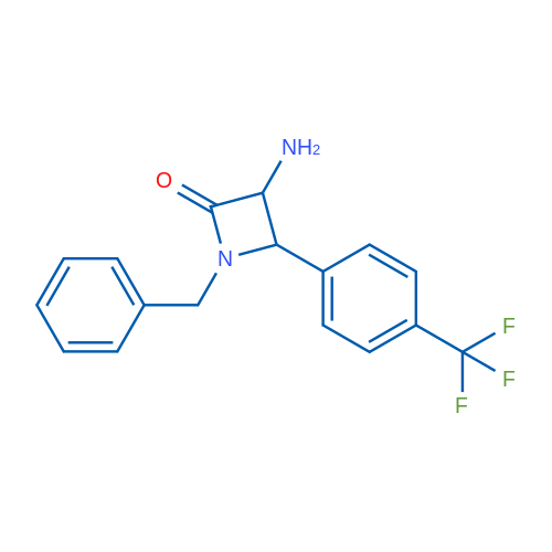 3-Amino-1-benzyl-4-(4-(trifluoromethyl)phenyl)azetidin-2-one 1g