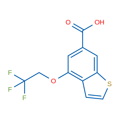 4-(2,2,2-Trifluoroethoxy)benzo[b]thiophene-6-carboxylic acid 1g