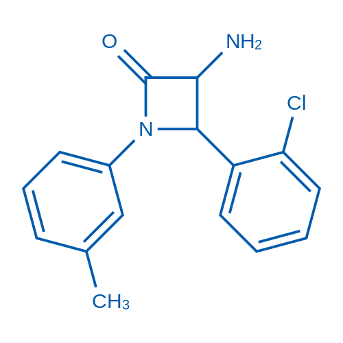 3-Amino-4-(2-chlorophenyl)-1-(m-tolyl)azetidin-2-one 1g