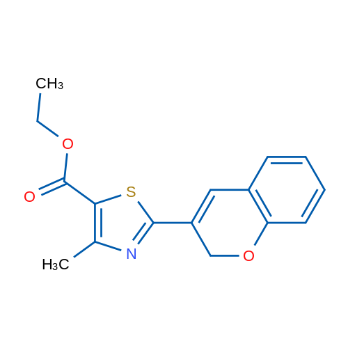Ethyl 2-(2H-chromen-3-yl)-4-methylthiazole-5-carboxylate 1g