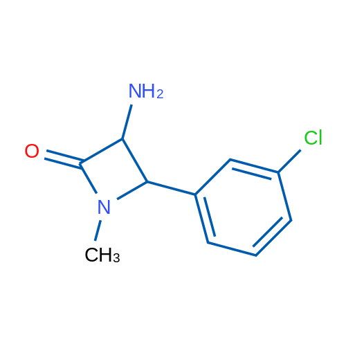 3-Amino-4-(3-chlorophenyl)-1-methylazetidin-2-one 5g