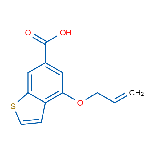 4-(Allyloxy)benzo[b]thiophene-6-carboxylic acid 5g