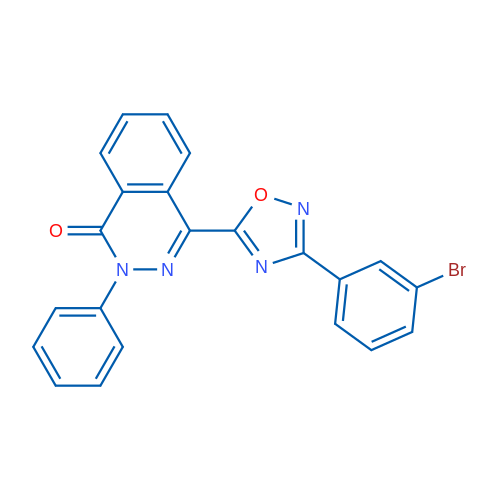 4-[3-(3-Bromophenyl)-1,2,4-oxadiazol-5-yl]-2-phenyl-1,2-dihydrophthalazin-1-one 1g